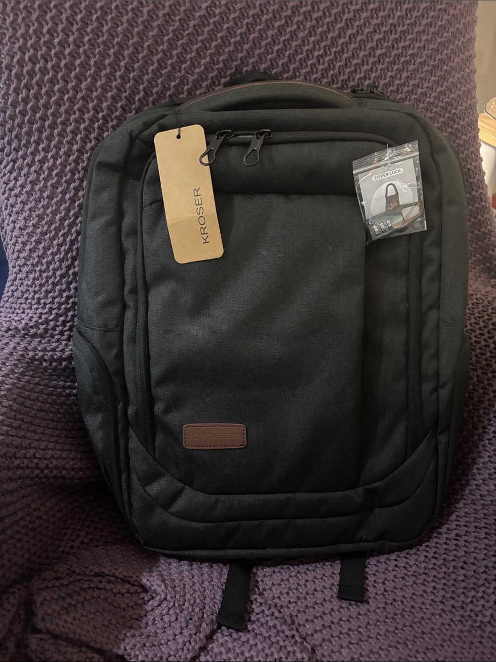 Kroser Charcoal Men's Laptop Backpack